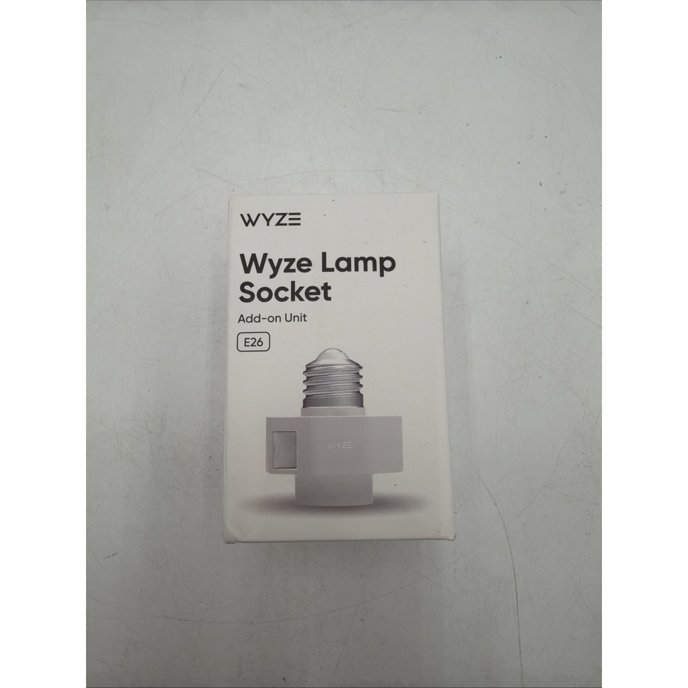 Wyze Lamp Socket Add On Unit Power Adapter for Wyze Cam E26